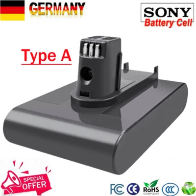 Akku Für Dyson Type A Ersatzakku 17083-04 DC31 DC34 DC35 DC44 DC45 animal 6.4Ah - Bild 1 von 4