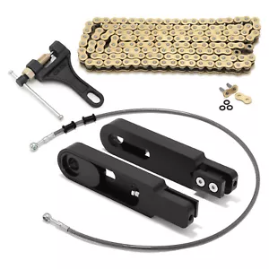Aluminum Swing Arm Swingarm Extension Line Chain Remover For Kawasaki Z1000 2007 - Picture 1 of 11