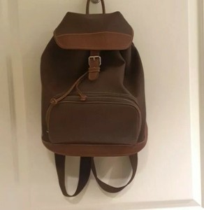 esprit leather backpack