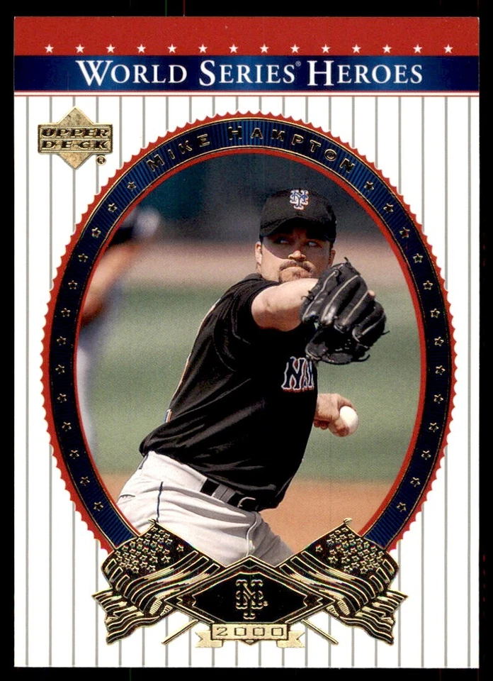 2002 UPPER DECK WORLD SERIES HEROES MIKE HAMPTON NEW YORK METS #53 - Image 1 of 2
