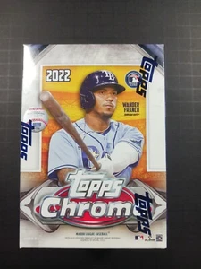 Caja bláster sellada exclusiva de béisbol Topps 2022 cromada - rosa + refractores sepia - Imagen 1 de 6