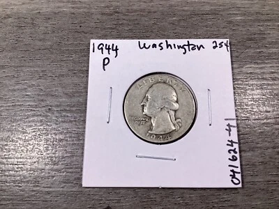 1944 Washington 90% Silver Quarter from Philadelphia Mint  041624 41e - Image 1 of 4