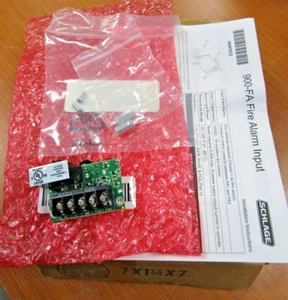 🙂 NUEVA PLACA DE ALARMA CONTRA INCENDIOS DE ENTRADA SCHLAGE 30 VDC 0.05 AMP MAX 900-FA - Imagen 1 de 9