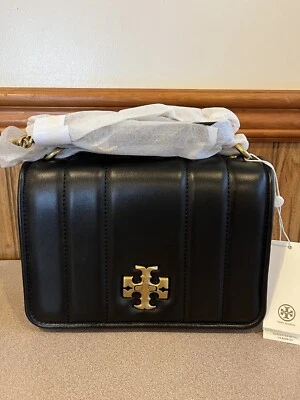 Tory Burch Kira Chain quilted leather shoulder bag black - Image 1 of 4