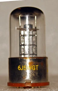 Raytheon USA 6J5 GT  Valve used, but full Emission. Tested with AVO160 - Picture 1 of 8
