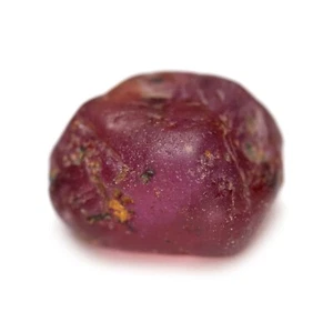 Certified 3.97ct Natural Untreated Pinkish Red Ruby Madagascar Rough 8.7x6.3mm - Picture 1 of 4