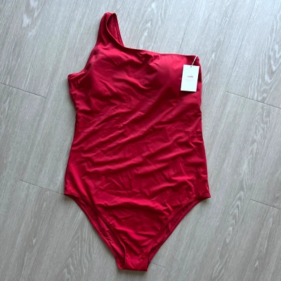 Andie Swim Nantucket One Piece Swimsuit XXXL Cherry Red - Image 1 of 4
