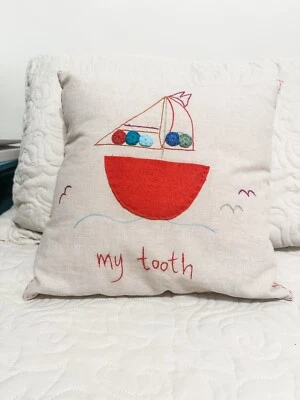 Almohada de hadas de dientes para velero Jacaranda Living nueva con etiquetas Foto 1 de 4