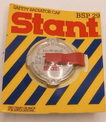 Stant BSP29 Lev-R-Vent Radiator Cap 13lb Ford Chevy Jeep BMW 1955-1988 - Image 1 of 3