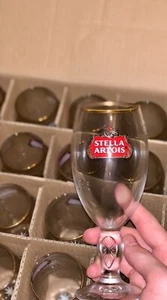 Genuine Stella Artois Half Pint Glasses, Perfect for Home Or A Bar - BRAND NEW!! - Picture 1 of 9