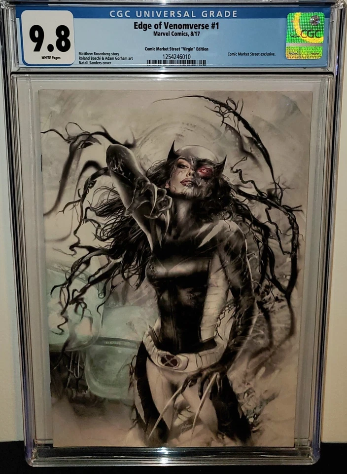 EDGE OF VENOMVERSE #1 CGC 9.8 COMIC MARKET STREET SANDERS VIRGIN X-23 VARIANT! - Image 1 of 2