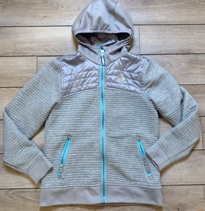 GERRY Boys Silver Gray Light Blue Trim Puffer Heavy Thermal Jacket~Medium 10/12 - Picture 1 of 6