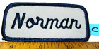 Norman Name Jacket Patch Personalized Employee Work Shop Uniform Embroidered C