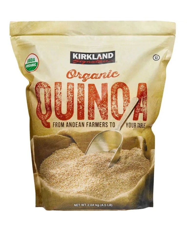 Kirkland Signature Orgánica USDA Quinoa Andean Farmers Gluten (4,5 libras) ¡NUEVA!... Foto 1 de 1