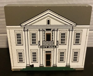 The Cat's Meow City Hall 1991 Series IX Shelf Sitter Collection  - Picture 1 of 3