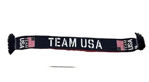 Olympic Apparel Team USA Scarf 58” Winter Games Red White Blue - Picture 1 of 9