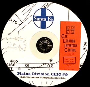 Atchison Topeka & Santa Fe 1980 Plains Plainview & Floydada CLIC#9 PDF Pages DVD - Picture 1 of 7