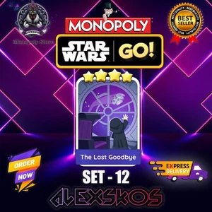 THE LAST GOODBYE - ⭐️4 MONO_POLY_-GO 4S STICKERS CARDS ⚡️ FAST SEND ⚡️ - Picture 1 of 1
