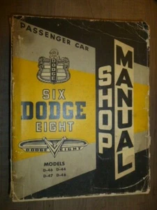1953 Dodge Shop Manual covers D-46, D-44, D-47, and D-48 - Picture 1 of 7