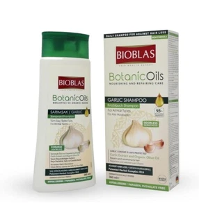 Bioblas Botanic organic oils, garlic shampoo, odourless, anti hair loss 500ML - Picture 1 of 6