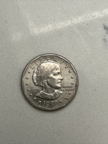 1979 Susan B. Anthony Liberty FG One Dollar U.S. Coin Rare D Mint Mark Cover