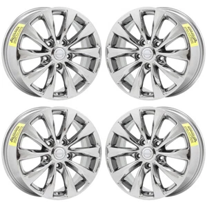 17" Chrysler Pacifica Bright Chrome wheels rims Factory OEM 2591 EXCHANGE - Picture 1 of 8