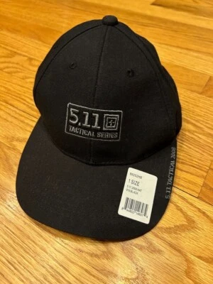 511 Tactical серии шляпа регулируемый новый с Ярлыками черный один размер подходит всем - Изображение 1 из 4