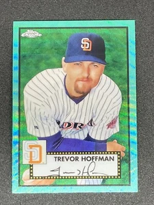 Trevor Hoffman Topps Chrome Platinum Anniversary 2021 Aqua Refractor Card Padres - Picture 1 of 1