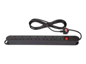 Surge protected extension lead 3m 6 sockets with illuminated on/off switch - Picture 1 of 1