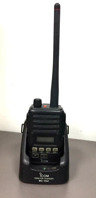 ICOM IC-F50, VHF 136-174 MHz, 4W, 128 CH, Antenna, CHGR USED BATTERY, Programmed - Image 1 of 4