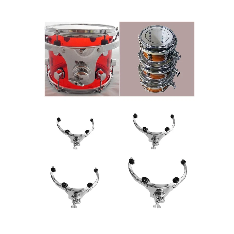 Tom Drum Suspension Rim Mount, Drum Set Accessory, Metal Cast Mounting Drum - Image 1 of 1