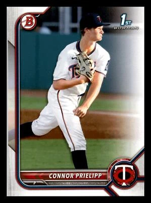 Connor Prielipp 2022 Bowman Draft 1st #BD-8 Minnesota Twins Mint - Image 1 of 2