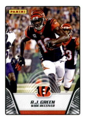 2019 Panini NFL Sticker Collection Cards #50 A.J. Green Cincinnati Bengals - Image 1 of 2