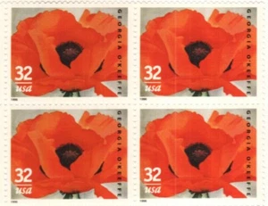United States 32¢ Georgia O'Keeffe Flower Postage Stamp #3069 x 100 singles - Picture 1 of 1