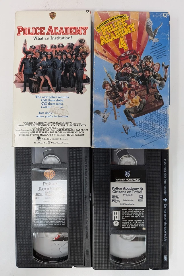 VHS: Police Academy 1 4 Citizens on Patrol: lot Foto 1 de 1