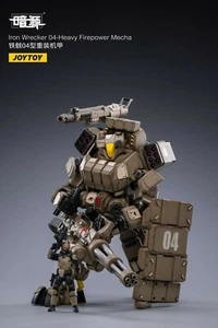 JOYTOY JT1965 Iron Wrecker 04 Heavy Firepower Mecha 9" Robot & Pilot 1/25 Figure - Picture 1 of 9