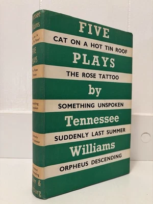 Five Plays Tennessee Williams 1962 First 1st Edition HC DJ Cat On A Hot Tin Roof Foto 1 de 4