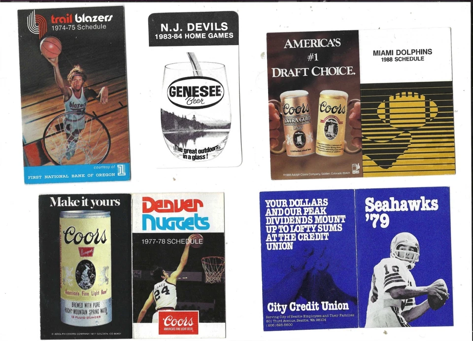 DENVER NUGGETS SCHEDULE    /  1977-78 - Image 1 of 1