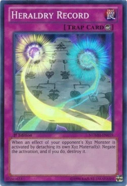 YuGiOh Heraldry Record NUMH-EN059 Super Rare Englisch Neu unl. - Bild 1 von 2