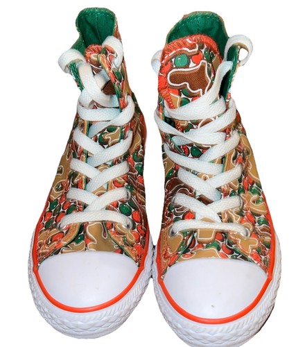Converse alte natalizie per ragazze taglia US 1.0