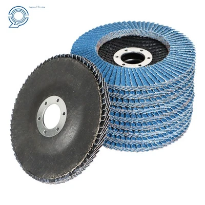 Nuevo Premium Zirconia Solapa Disco Lijado Molienda 4.5'' x 7/8'' 80 Grano Paquete de 100 Foto 1 de 4