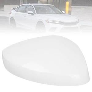 Right Passenger Mirror Cover Cap No-Blinker White For 2022-2024 2025 Honda Civic - Picture 1 of 10