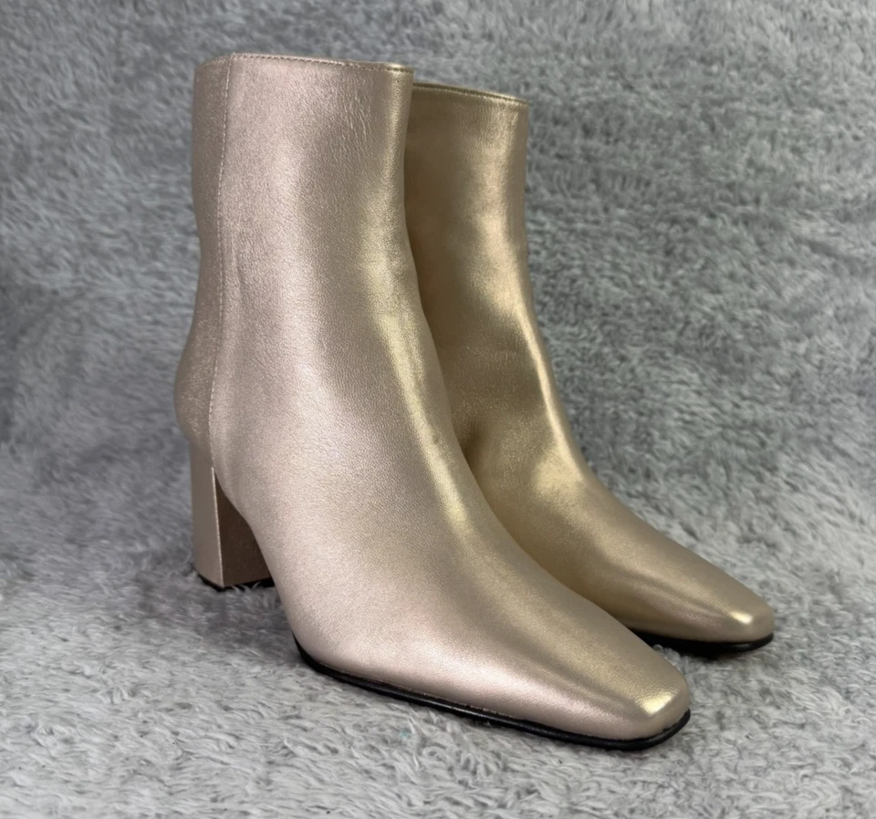 Botines Amalfi by Rangoni Faraona para mujer botines dorados cuero italiano 5,5 Foto 1 de 4