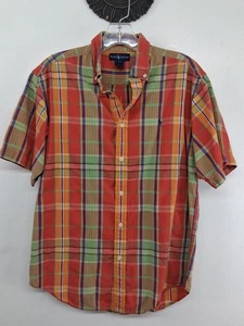 Ralph Lauren Hemd mit Knopfleiste Jungen Large kariert Kurzarm Kragen - Bild 1 von 3