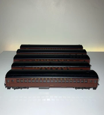 HO Rivarossi Passenger Car Set of 5 - Pennsylvania - Image 1 of 4