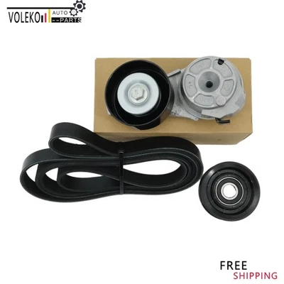 3x Kit de componentes de transmisión por correa serpentina para Ford Crown Victoria Lincoln Town Car Foto 1 de 4