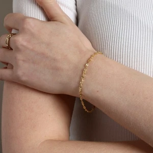 New 9ct Yellow Gold Gucci/Anchor Link Ladies Bracelet 190mm(7.5") 9ct gold Fo... - Picture 1 of 4