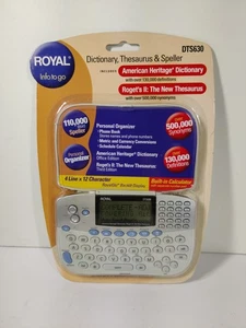 Royal Info To Go Dictionnaire, Thésaurus, Speller, Organisateur DTS630 - Photo 1 sur 8