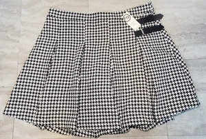 FTF Fashion To Figure Damenrock Hahnentritt schwarz weiß Übergröße 1X neu mit Etikett! - Bild 1 von 9