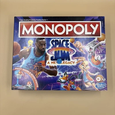 Space Jam A New Legacy LeBron James Monopoly Tune Squad Board Game PLEASE READ - Image 1 of 4